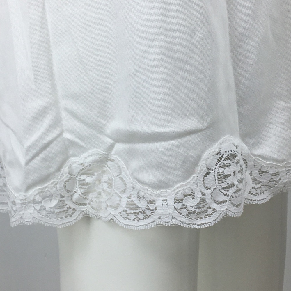 Vintage White Full Slip dress FRENCH MAID - Picture 5 of 16